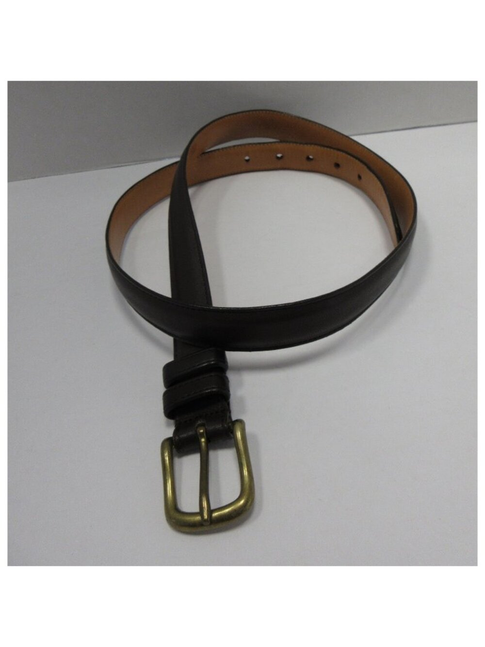 VINTAGE Coach Belt Mocha Glove Tanned Cowhide Leather USA
